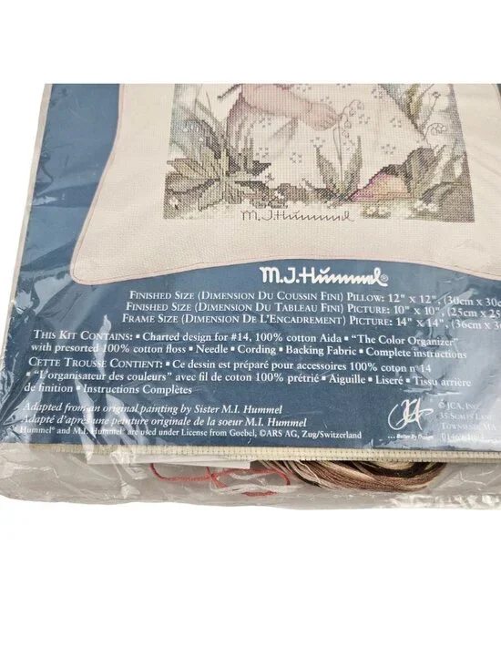 Needle Treasures Lily Of The Valley MJ Hummel Counted Cross Stitch Kit Vintage - Picture 4 of 6